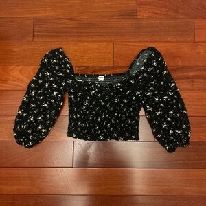 Garage off the shoulder top